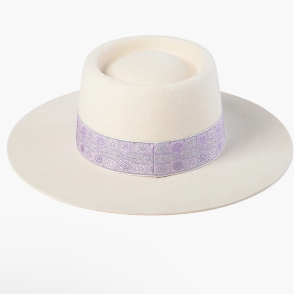 NEW Lack of Color Lavender Lolita Boater Hat - Picture 4 of 8